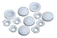 white caps/washers for pipe boxing